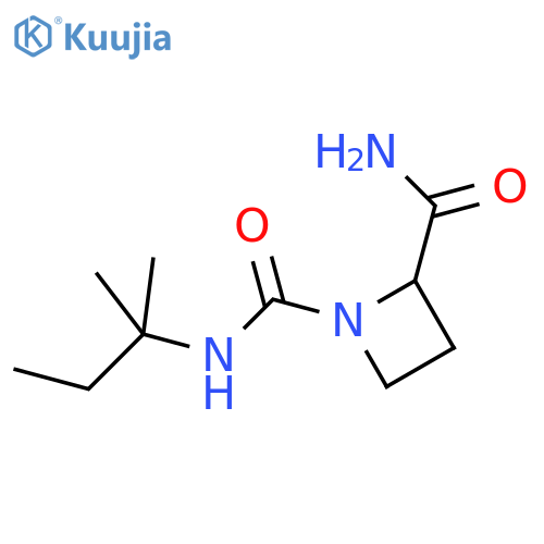 N1-(2-methylbutan-2-yl)azetidine-1,2-dicarboxamide structure