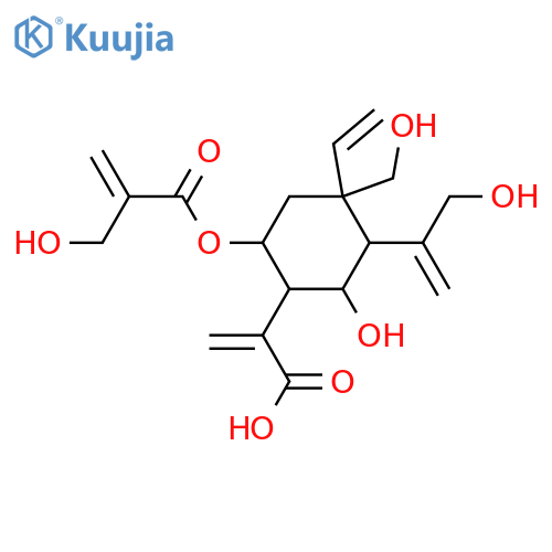 6,8,14,15-Tetrahydroxy-1,3,11(13)-elematrien-12-oic acid; (6α,8α)-form, 8-O-(2-Hydroxymethyl-2-propenoyl) structure