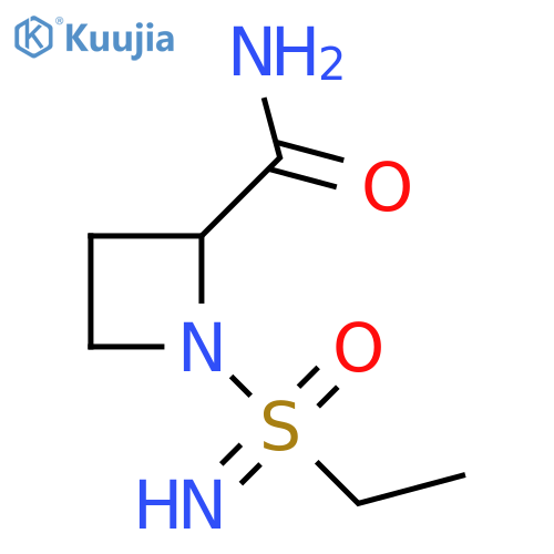 1-ethyl(imino)oxo-lambda6-sulfanylazetidine-2-carboxamide structure