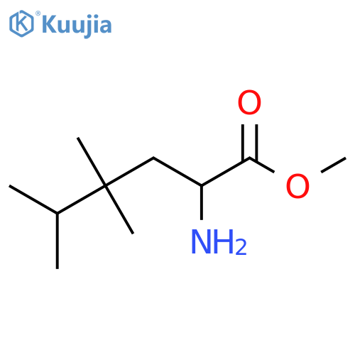 methyl 2-amino-4,4,5-trimethylhexanoate structure