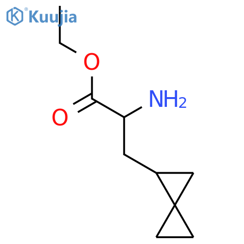 ethyl 2-amino-3-{spiro2.2pentan-1-yl}propanoate structure