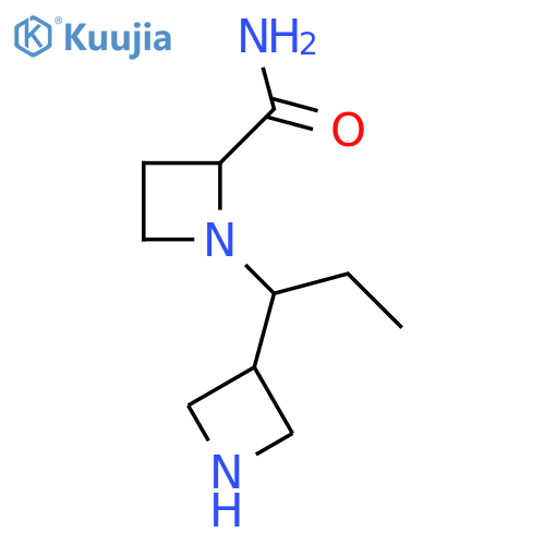1-1-(azetidin-3-yl)propylazetidine-2-carboxamide structure