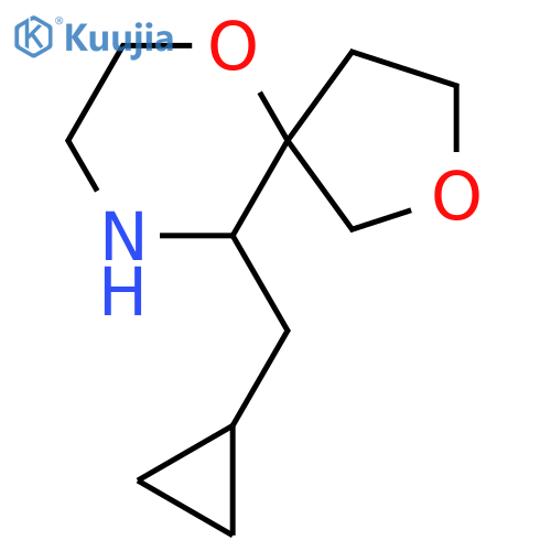 10-(cyclopropylmethyl)-2,6-dioxa-9-azaspiro4.5decane structure
