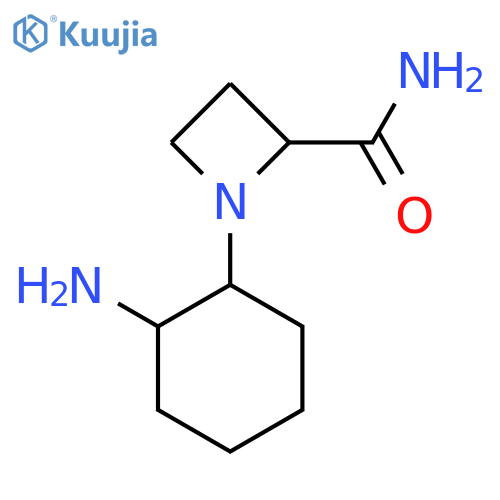 1-(2-aminocyclohexyl)azetidine-2-carboxamide structure