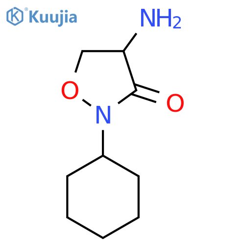 4-Amino-2-cyclohexyl-1,2-oxazolidin-3-one structure