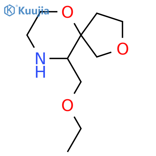 10-(ethoxymethyl)-2,6-dioxa-9-azaspiro4.5decane structure