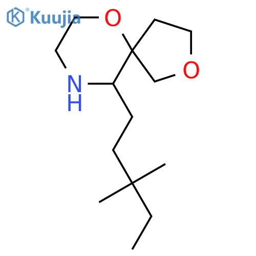 10-(3,3-dimethylpentyl)-2,6-dioxa-9-azaspiro4.5decane structure