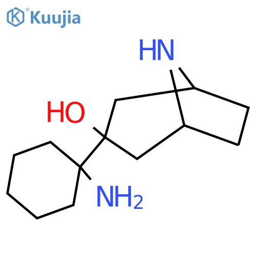 3-(1-aminocyclohexyl)-8-azabicyclo3.2.1octan-3-ol structure