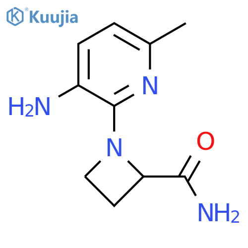 1-(3-amino-6-methylpyridin-2-yl)azetidine-2-carboxamide structure