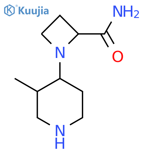 1-(3-methylpiperidin-4-yl)azetidine-2-carboxamide structure