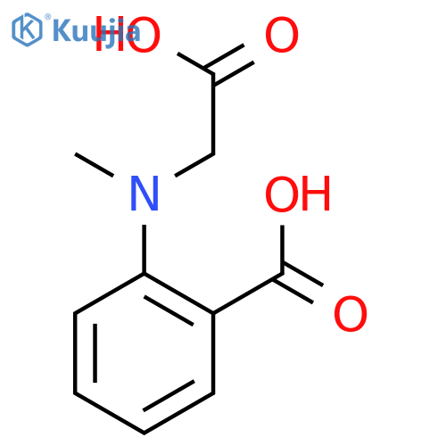 2-(Carboxymethyl)(methyl)aminobenzoic acid structure