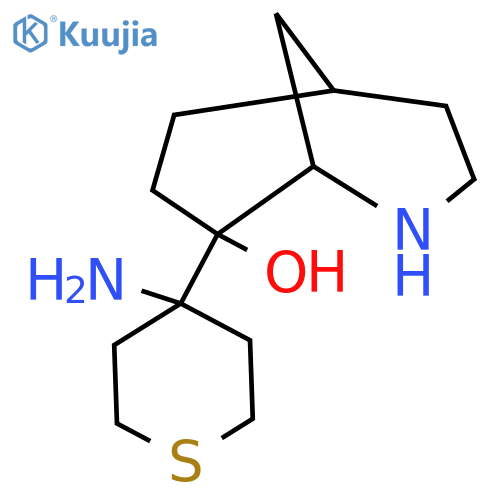 8-(4-aminothian-4-yl)-2-azabicyclo3.3.1nonan-8-ol structure