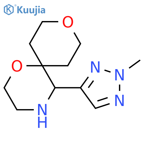 5-(2-methyl-2H-1,2,3-triazol-4-yl)-1,9-dioxa-4-azaspiro5.5undecane structure