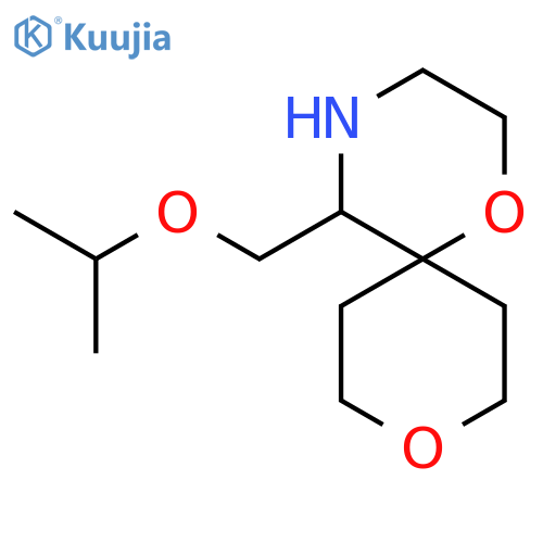5-(propan-2-yloxy)methyl-1,9-dioxa-4-azaspiro5.5undecane structure