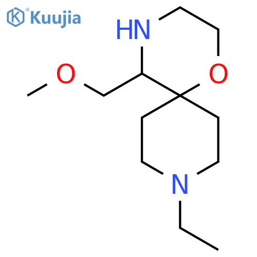 9-ethyl-5-(methoxymethyl)-1-oxa-4,9-diazaspiro5.5undecane structure