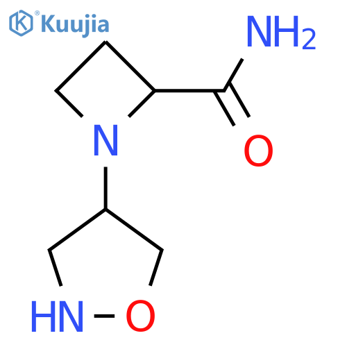 1-(1,2-oxazolidin-4-yl)azetidine-2-carboxamide structure