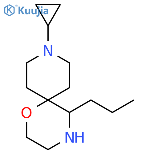 9-cyclopropyl-5-propyl-1-oxa-4,9-diazaspiro5.5undecane structure