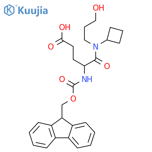 4-cyclobutyl(3-hydroxypropyl)carbamoyl-4-({(9H-fluoren-9-yl)methoxycarbonyl}amino)butanoic acid structure