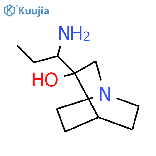 3-(1-aminopropyl)-1-azabicyclo2.2.2octan-3-ol structure