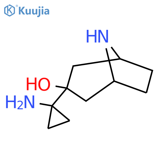 3-(1-aminocyclopropyl)-8-azabicyclo3.2.1octan-3-ol structure