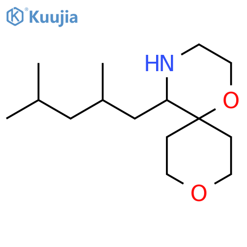 5-(2,4-dimethylpentyl)-1,9-dioxa-4-azaspiro5.5undecane structure