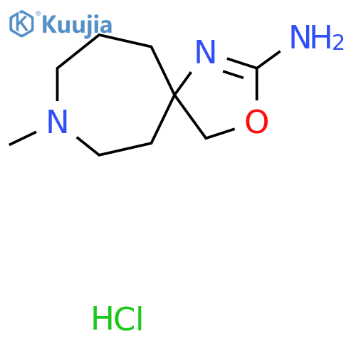 8-methyl-3-oxa-1,8-diazaspiro4.6undec-1-en-2-amine hydrochloride structure