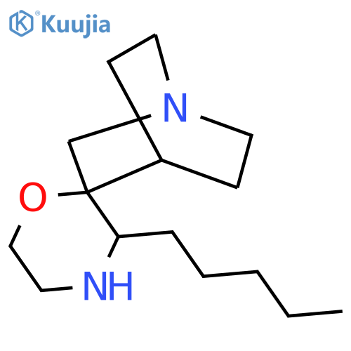 3'-pentyl-4-azaspirobicyclo2.2.2octane-2,2'-morpholine structure