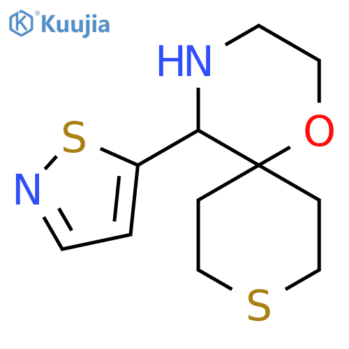 5-(1,2-thiazol-5-yl)-1-oxa-9-thia-4-azaspiro5.5undecane structure