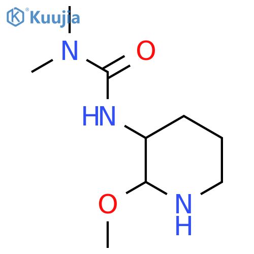 1-(2-Methoxypiperidin-3-yl)-3,3-dimethylurea structure