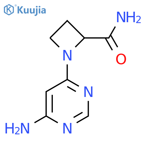 1-(6-aminopyrimidin-4-yl)azetidine-2-carboxamide structure
