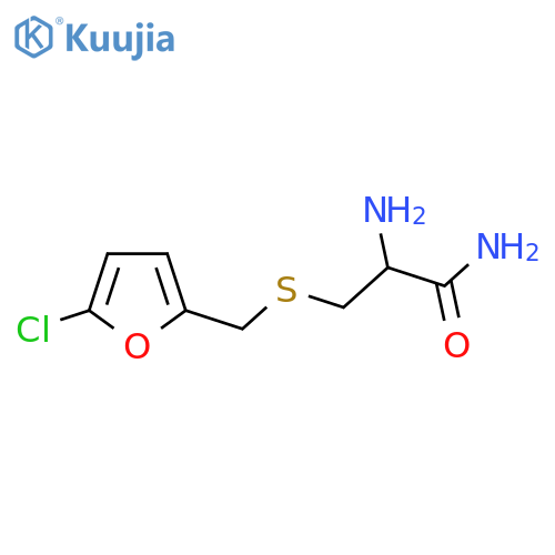 2-amino-3-{(5-chlorofuran-2-yl)methylsulfanyl}propanamide structure
