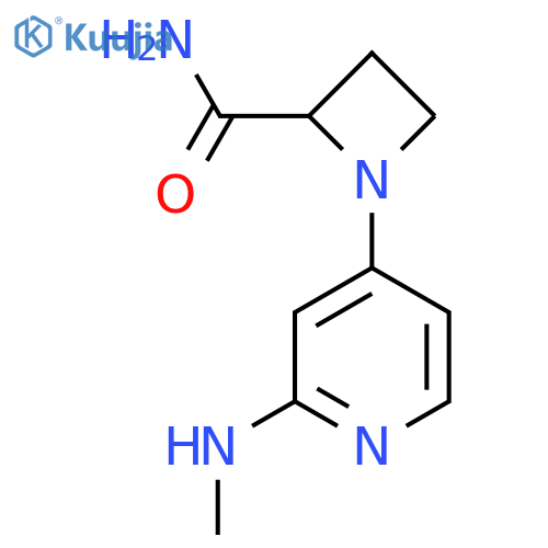 1-2-(methylamino)pyridin-4-ylazetidine-2-carboxamide structure