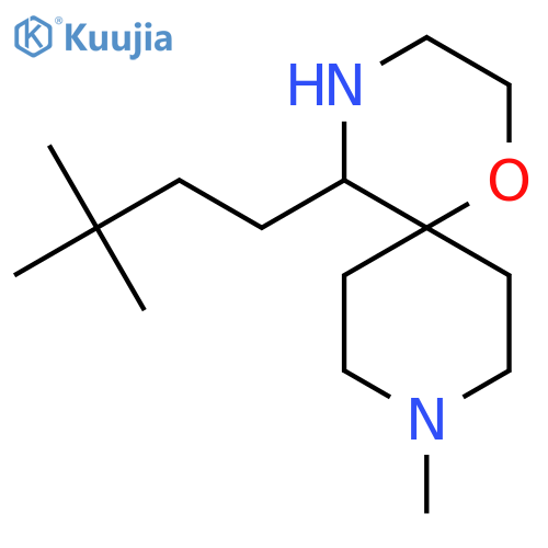 5-(3,3-dimethylbutyl)-9-methyl-1-oxa-4,9-diazaspiro5.5undecane structure
