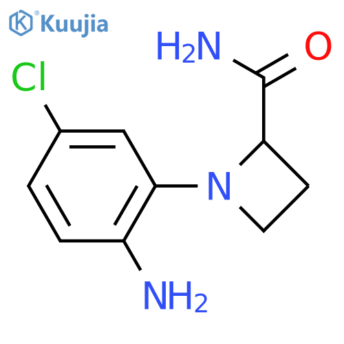 1-(2-amino-5-chlorophenyl)azetidine-2-carboxamide structure