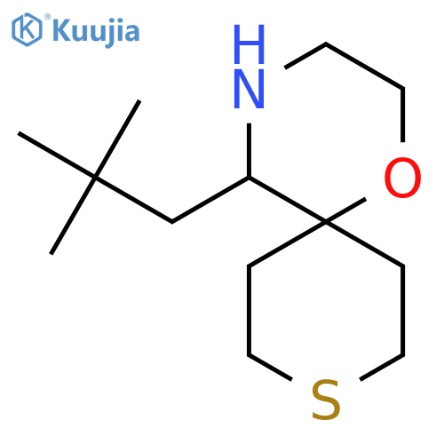 5-(2,2-dimethylpropyl)-1-oxa-9-thia-4-azaspiro5.5undecane structure