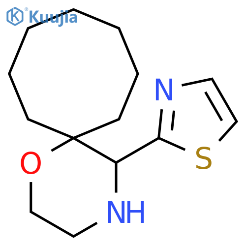 5-(1,3-thiazol-2-yl)-1-oxa-4-azaspiro5.7tridecane structure