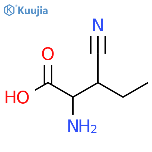 2-amino-3-cyanopentanoic acid structure