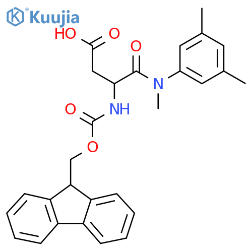 3-(3,5-dimethylphenyl)(methyl)carbamoyl-3-({(9H-fluoren-9-yl)methoxycarbonyl}amino)propanoic acid structure