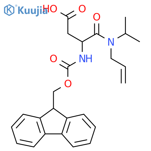 3-({(9H-fluoren-9-yl)methoxycarbonyl}amino)-3-(prop-2-en-1-yl)(propan-2-yl)carbamoylpropanoic acid structure