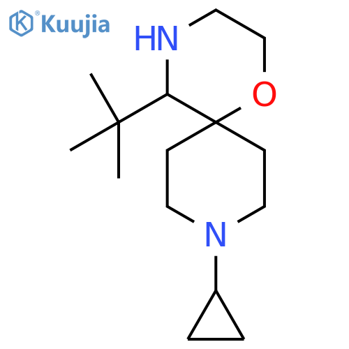 5-tert-butyl-9-cyclopropyl-1-oxa-4,9-diazaspiro5.5undecane structure