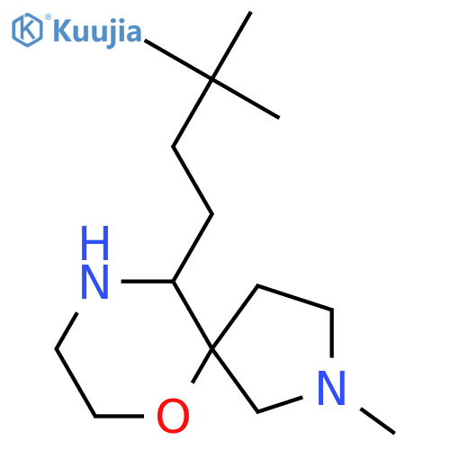 10-(3,3-dimethylbutyl)-2-methyl-6-oxa-2,9-diazaspiro4.5decane structure