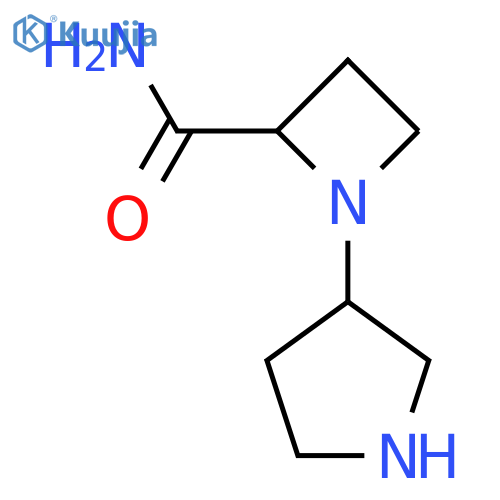 1-(pyrrolidin-3-yl)azetidine-2-carboxamide structure