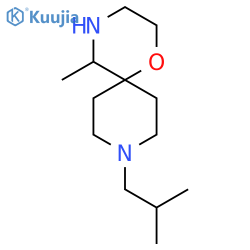 5-methyl-9-(2-methylpropyl)-1-oxa-4,9-diazaspiro5.5undecane structure