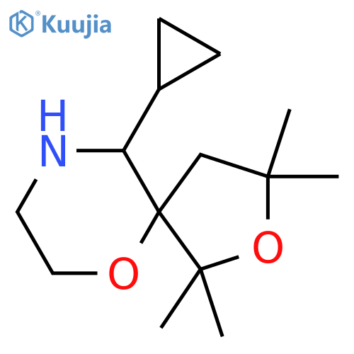10-cyclopropyl-1,1,3,3-tetramethyl-2,6-dioxa-9-azaspiro4.5decane structure
