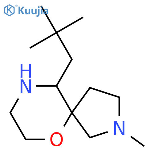 10-(2,2-dimethylpropyl)-2-methyl-6-oxa-2,9-diazaspiro4.5decane structure