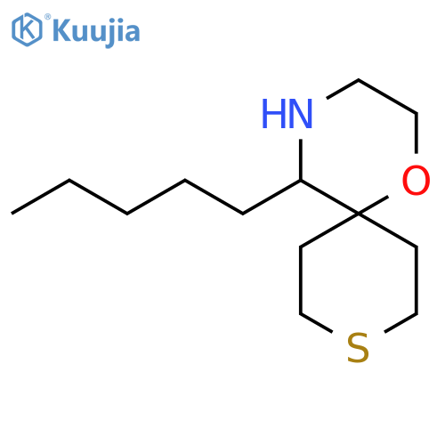 5-pentyl-1-oxa-9-thia-4-azaspiro5.5undecane structure
