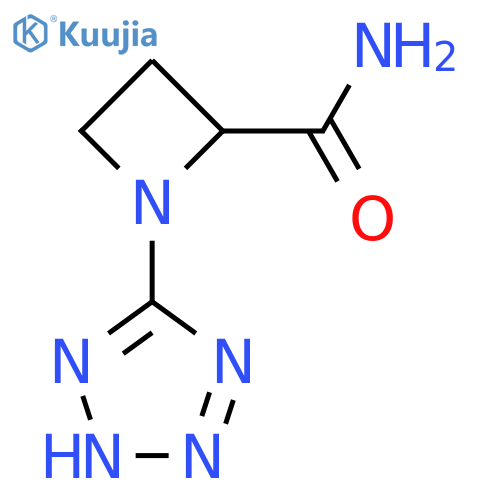 1-(2H-1,2,3,4-tetrazol-5-yl)azetidine-2-carboxamide structure