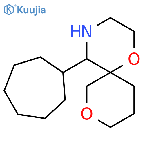5-cycloheptyl-1,8-dioxa-4-azaspiro5.5undecane structure