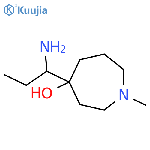4-(1-aminopropyl)-1-methylazepan-4-ol structure