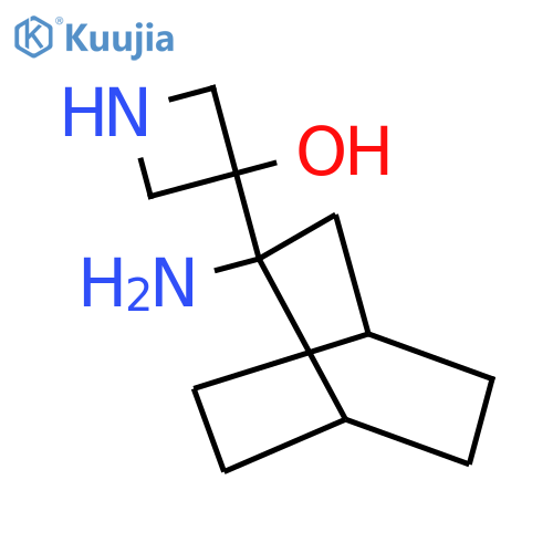 3-{2-aminobicyclo2.2.2octan-2-yl}azetidin-3-ol structure
